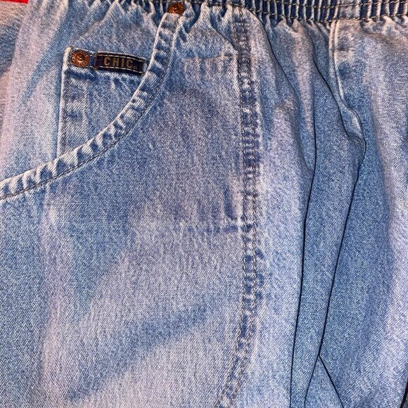 Chic Jeans Elastic Waist Denim Pants, 8 Petite - Picture 4 of 10